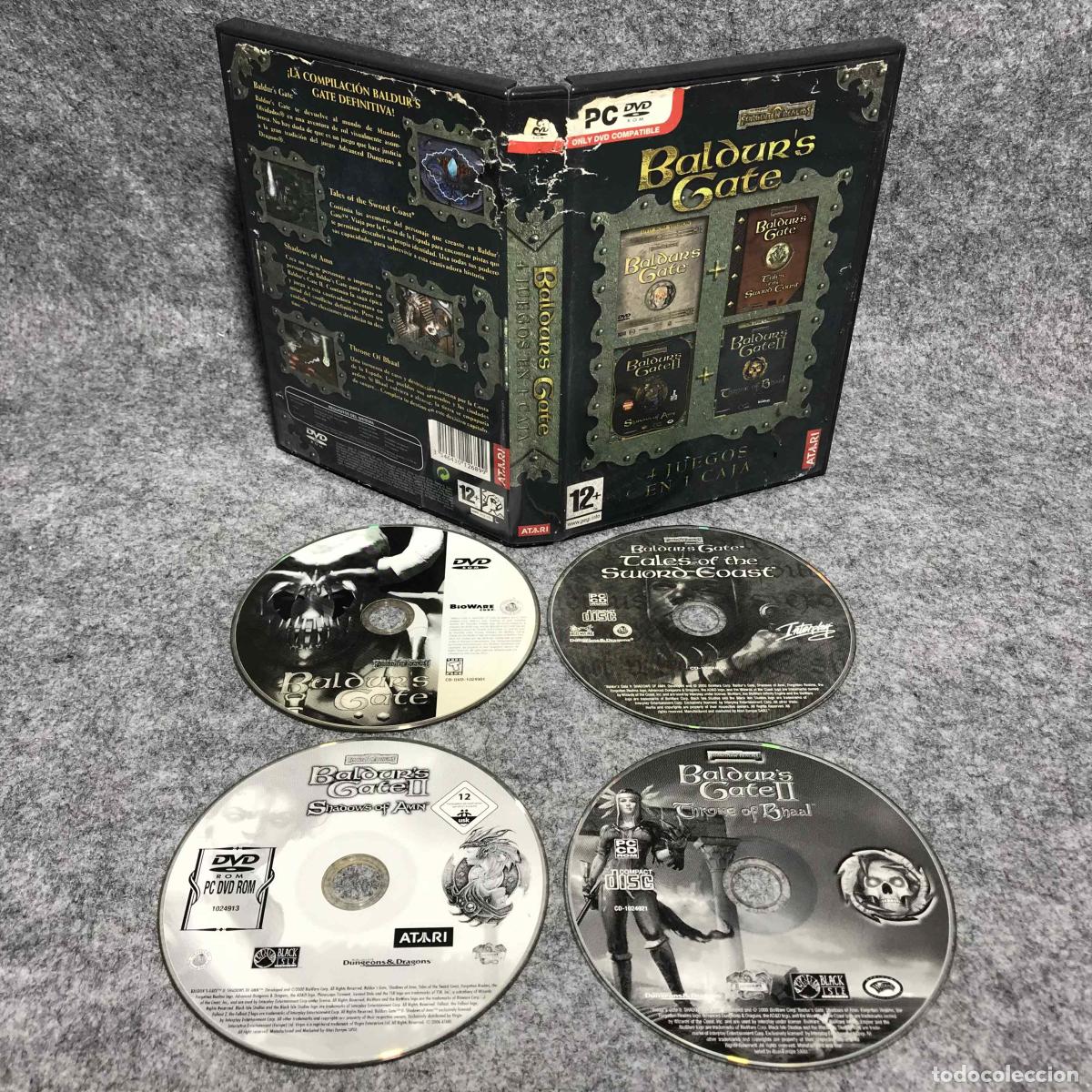 Videojuegos y consolas: BALDURS GATE 4 JUEGOS EN 1 CAJA PC