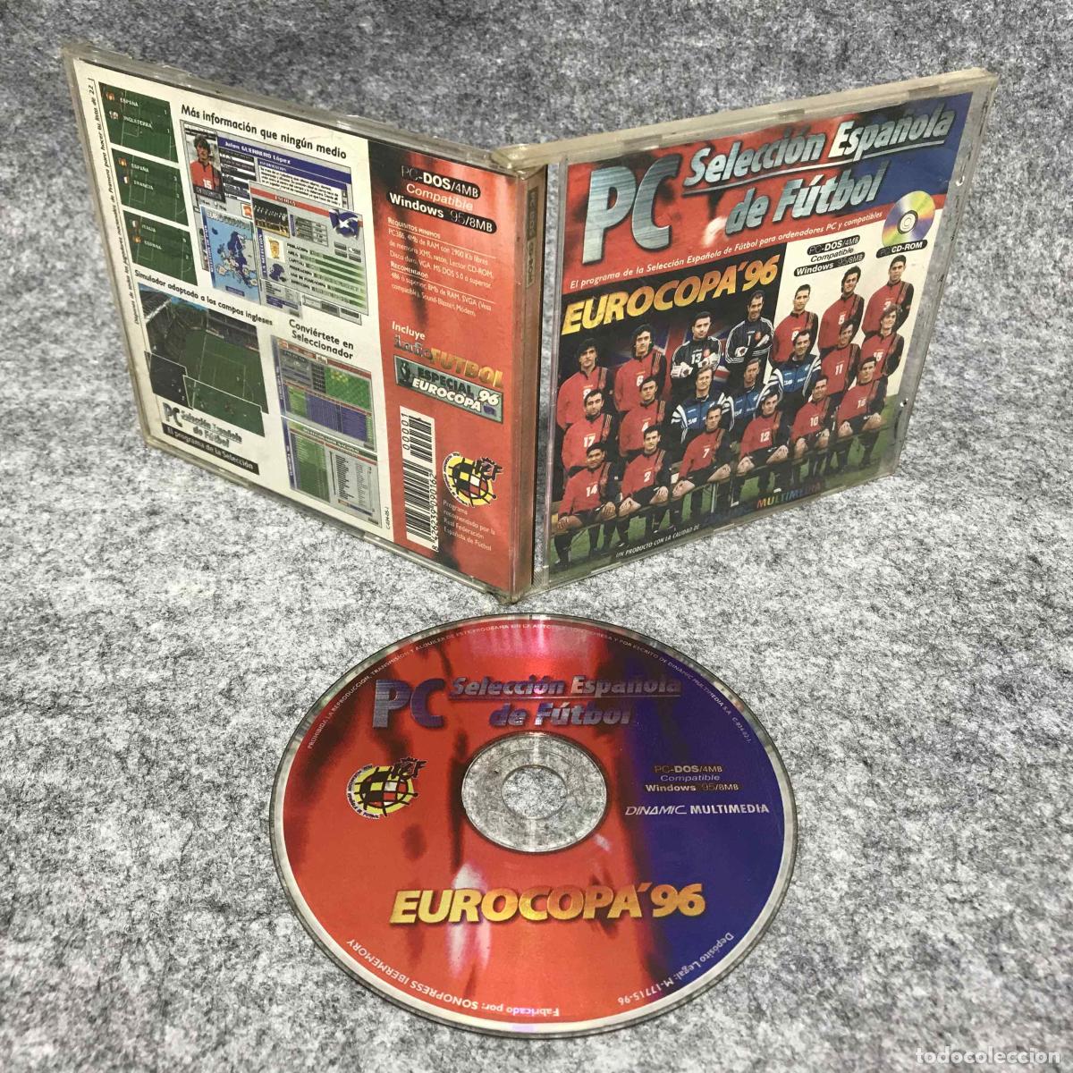 Videojuegos y consolas: PC SELECCION ESPA&Ntilde;OLA DE FUTBOL EUROCOPA 96 PC