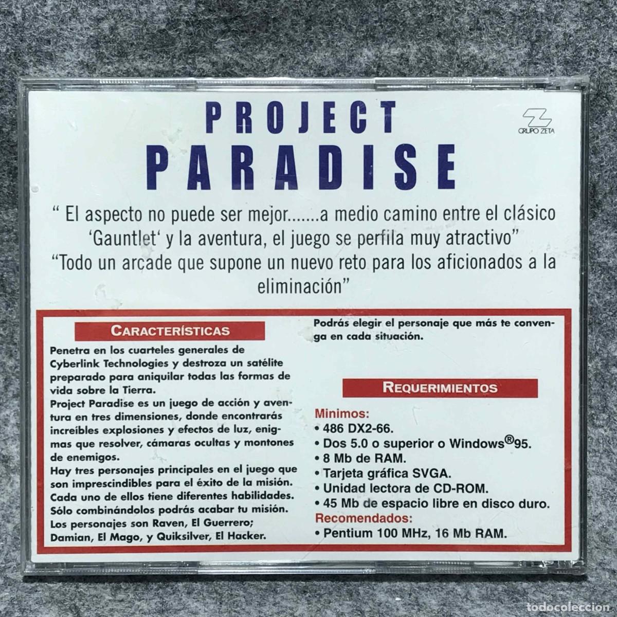 Videojuegos y consolas: PROJECT PARADISE NUEVO PRECINTADO PC - Foto 2