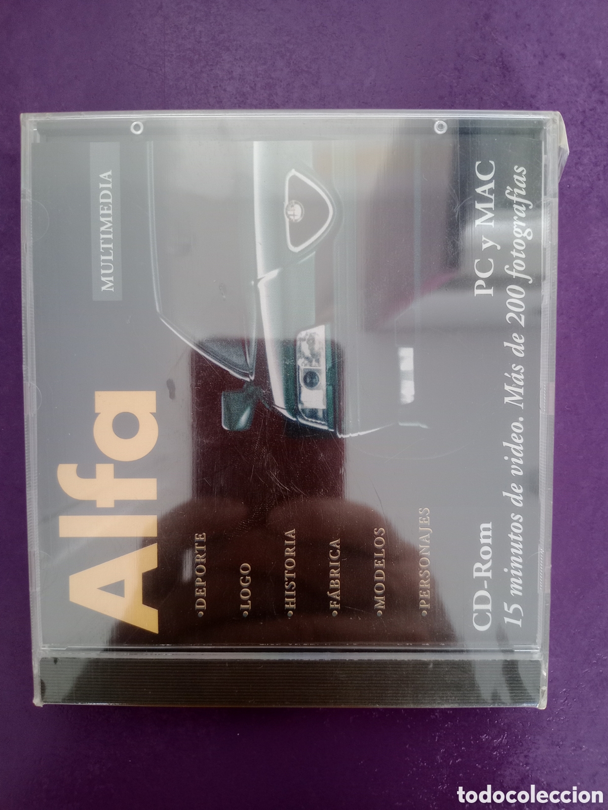 Videojuegos y consolas: ALFA ROMEO - CD ROM PRECINTADO MULTIMEDIA - HISTORIA, PERSONAJES, DEPORTES, MODELOS ETC...
