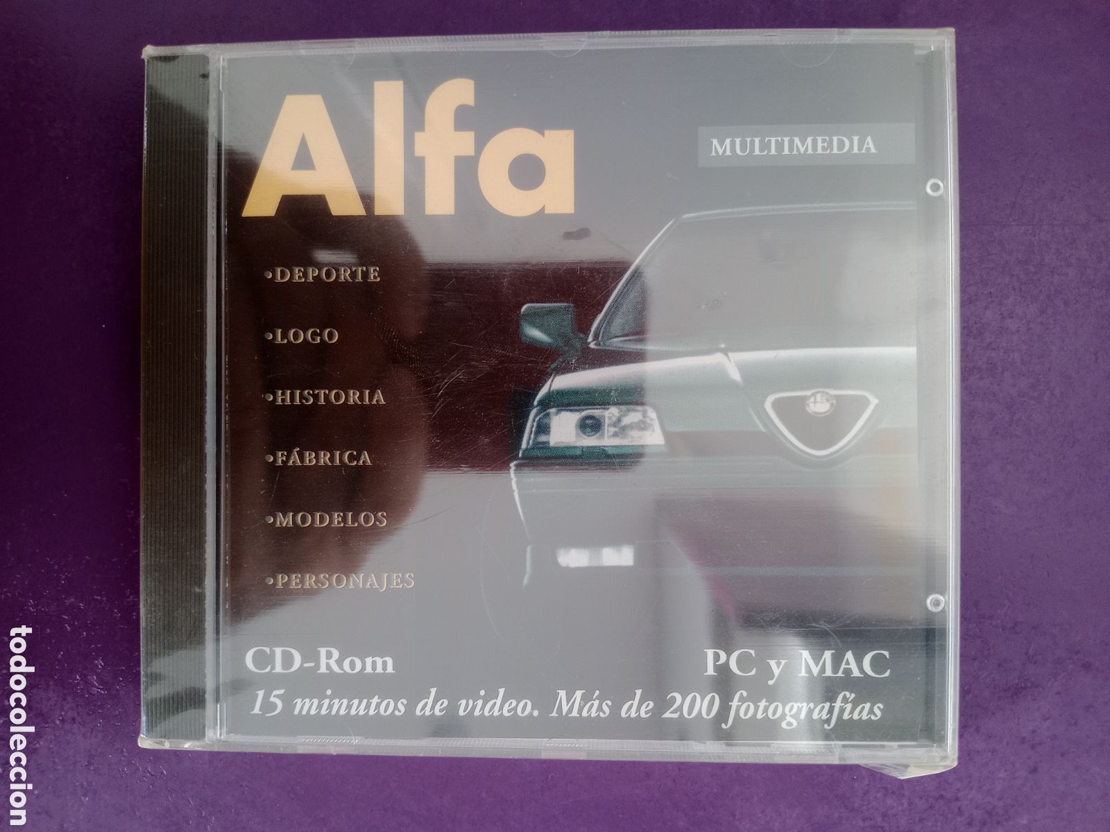 Videojuegos y consolas: ALFA ROMEO - CD ROM PRECINTADO MULTIMEDIA - HISTORIA, PERSONAJES, DEPORTES, MODELOS ETC...