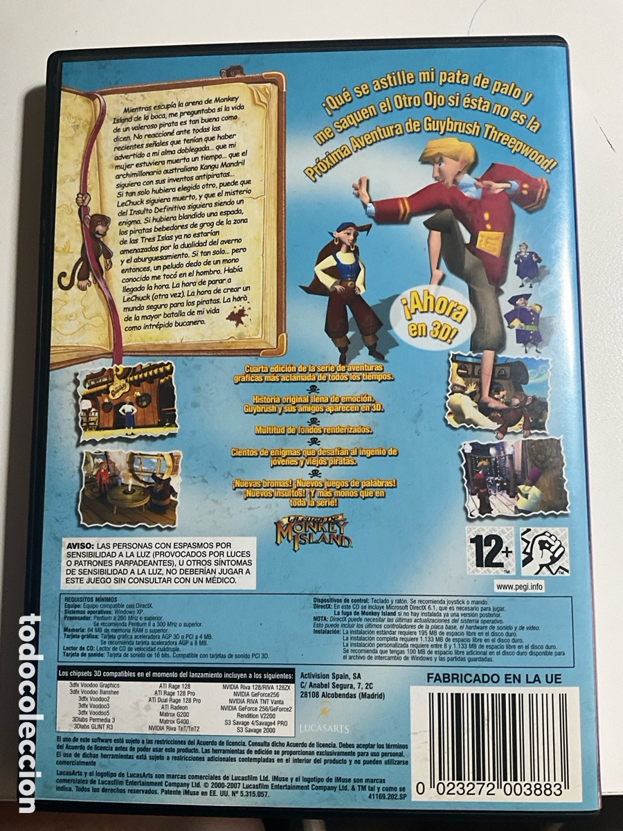 Videojuegos y consolas: LA FUGA DE MONKEY ISLAND - Foto 2