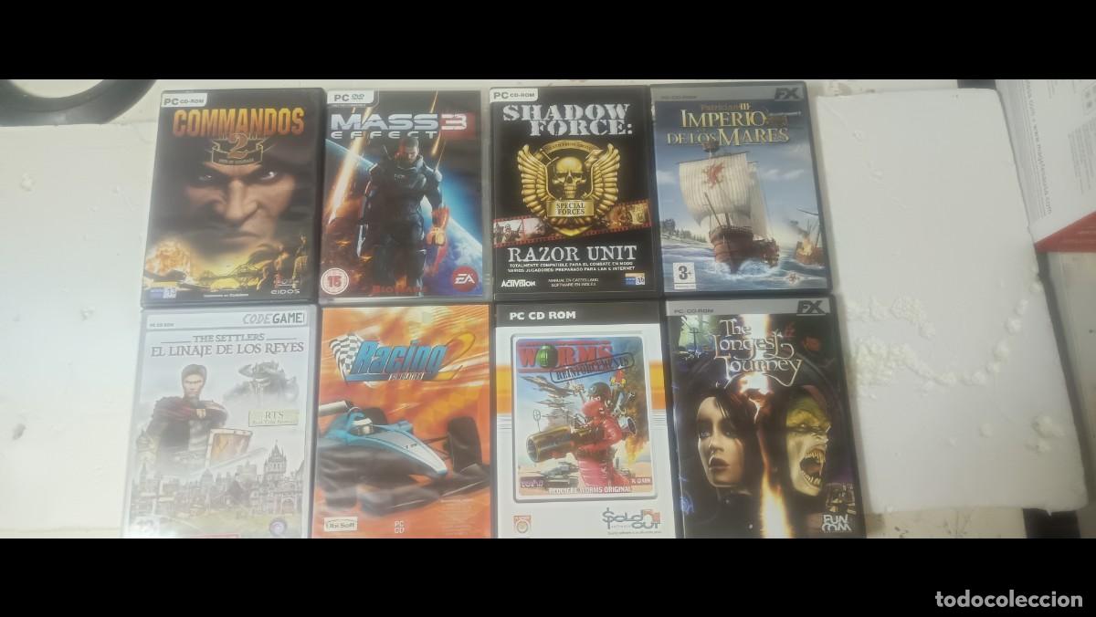 Videojuegos y consolas: Lote de 8 juego para pc cd