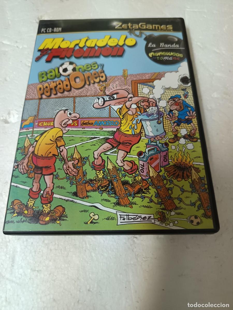 Videojuegos y consolas: juego para pc cd Mortadelo y Filem&oacute;n balones y patadones espa&ntilde;ol
