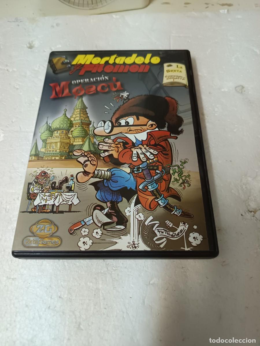 Videojuegos y consolas: juego para pc cd Mortadelo y Filem&oacute;n operaci&oacute;n Mosc&uacute; espa&ntilde;ol
