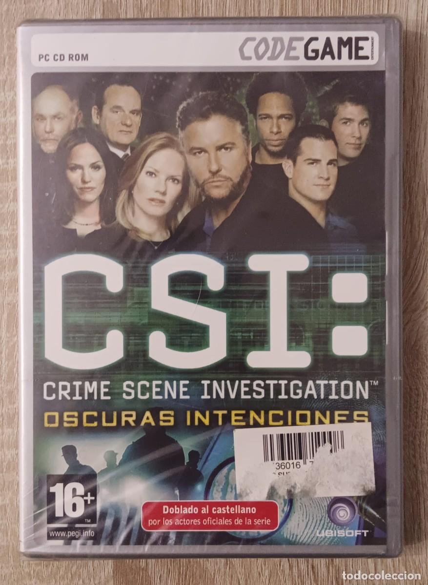 Videojuegos y consolas: JUEGO PC DVD CSI CRIME SCENE INVESTIGATION OSCUAS INTENCIONES NUEVO PRECINTADO