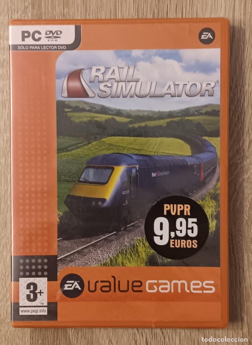 Videojuegos y consolas: JUEGO PC DVD RAIL SIMULATOR NUEVO PRECINTADO