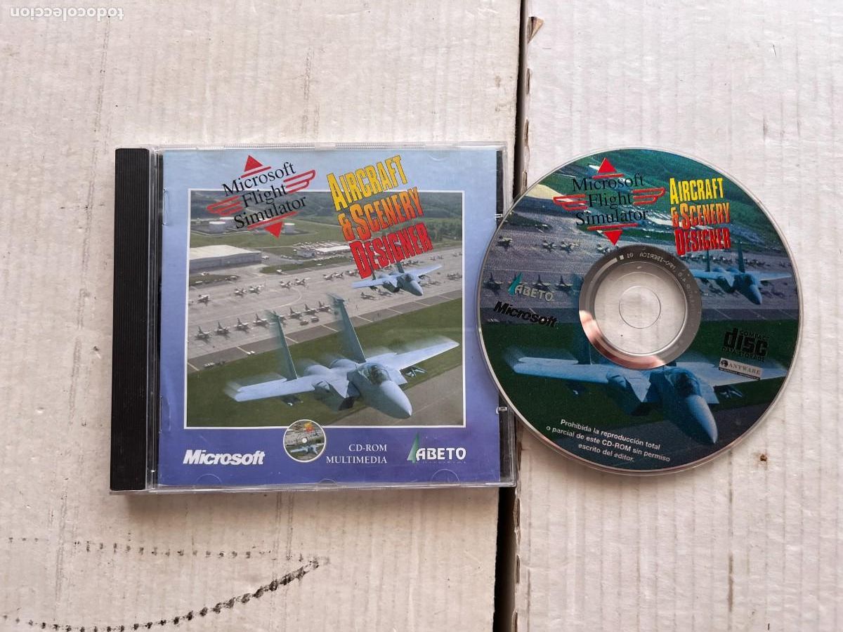 Videojuegos y consolas: MICROSOFT FLIGHT SIMULATOR 1 - PC CD ROM KREATEN