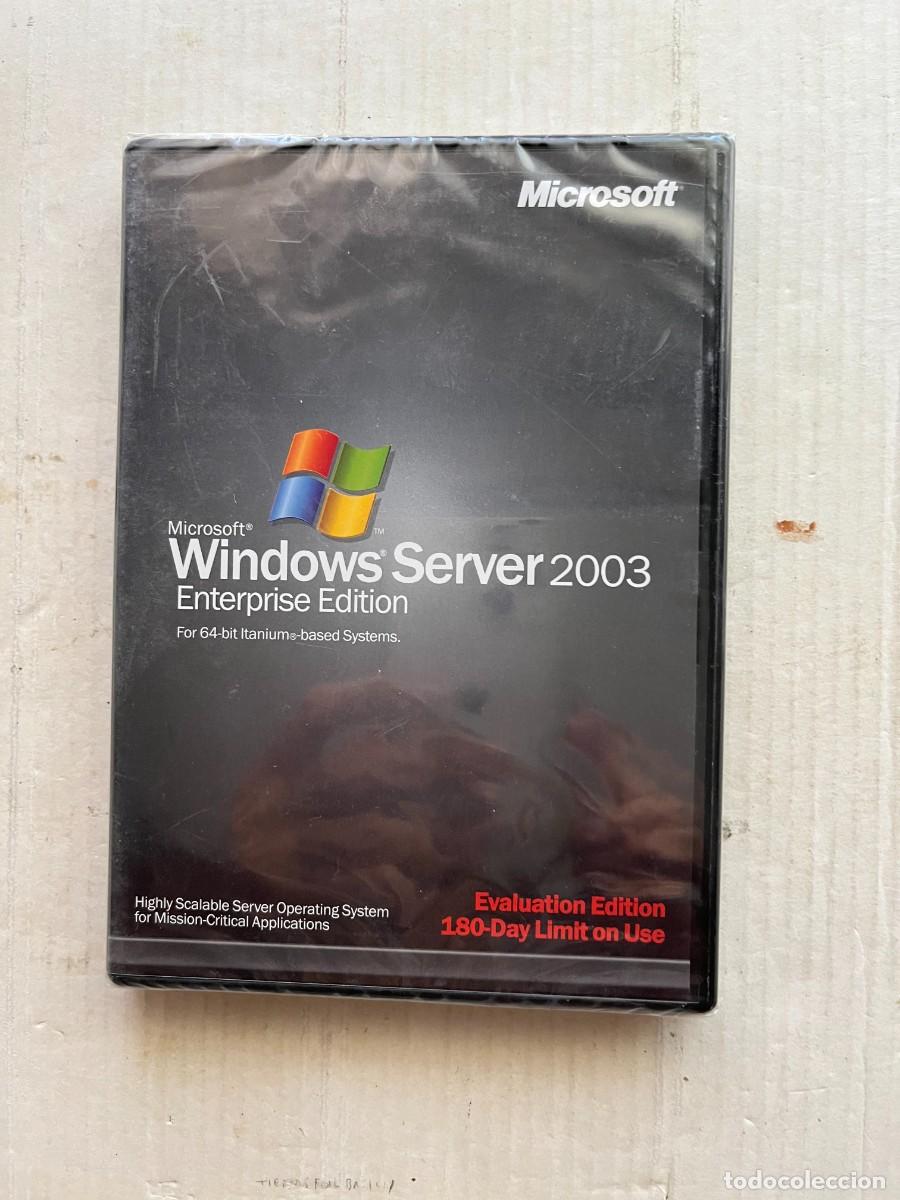 Videojuegos y consolas: MICROSOFT WINDOWS SERVER 2003 64 BIT EDITION EVALUATION EDITION - NUEVO SELLADO KREATEN