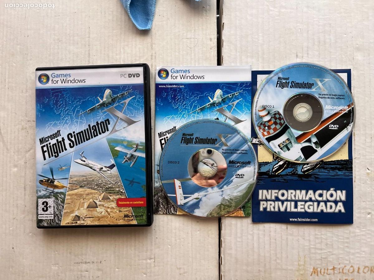 Videojuegos y consolas: MICROSOFT FLIGHT SIMULATOR X - PC DVD KREATEN