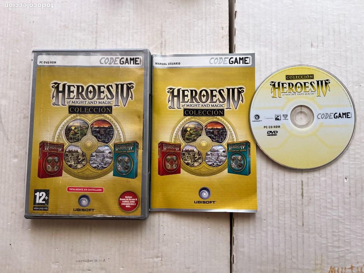 Videojuegos y consolas: HEROES OF MIGHT AND MAGIC IV COLECCION 4 PC CD KREATEN
