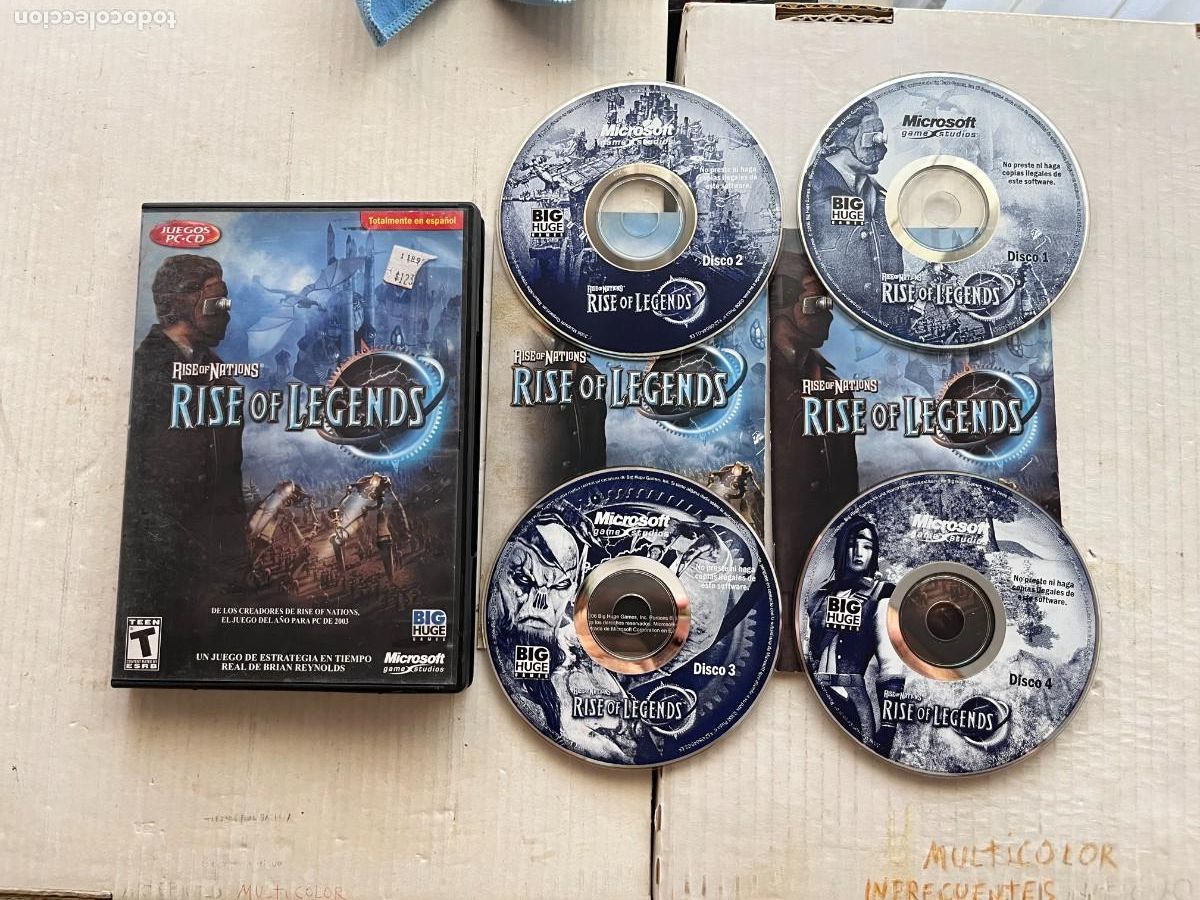 Videojuegos y consolas: RISE OF NATIONS RISE OF LEGENDS - PC CD KREATEN