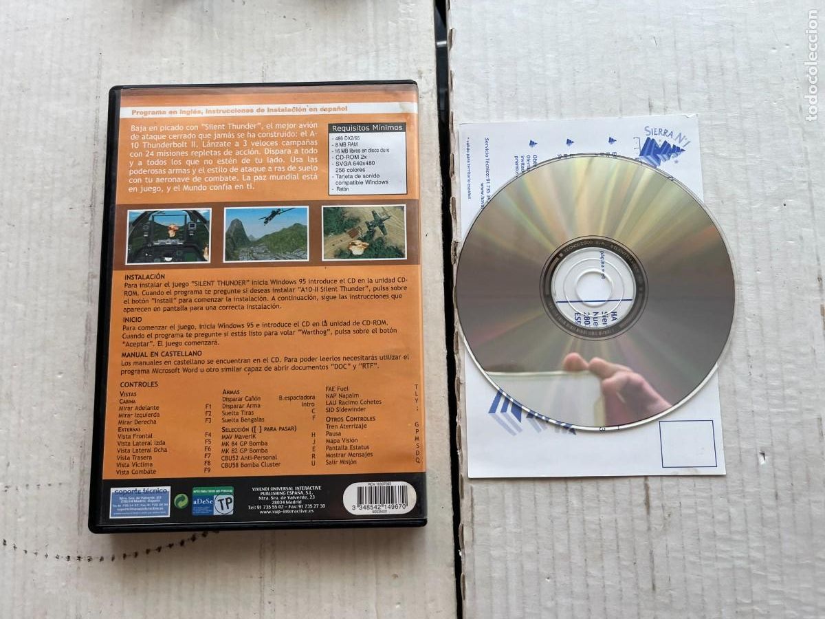 Videojuegos y consolas: SILENT THUNDER PC CD KREATEN - Foto 2