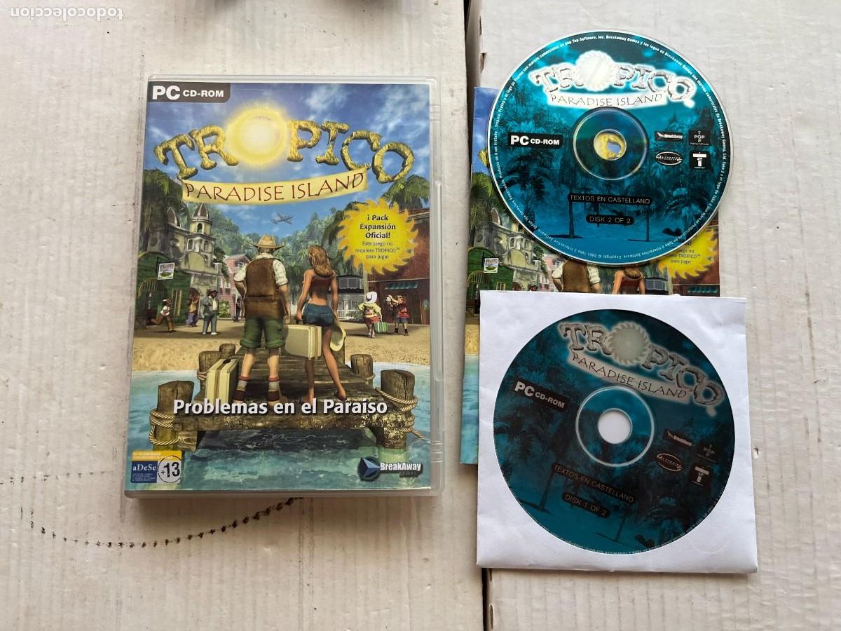 Videojuegos y consolas: TROPICO PARADISE ISLAND PACK DE EXPANSION - PC CD ROM KREATEN