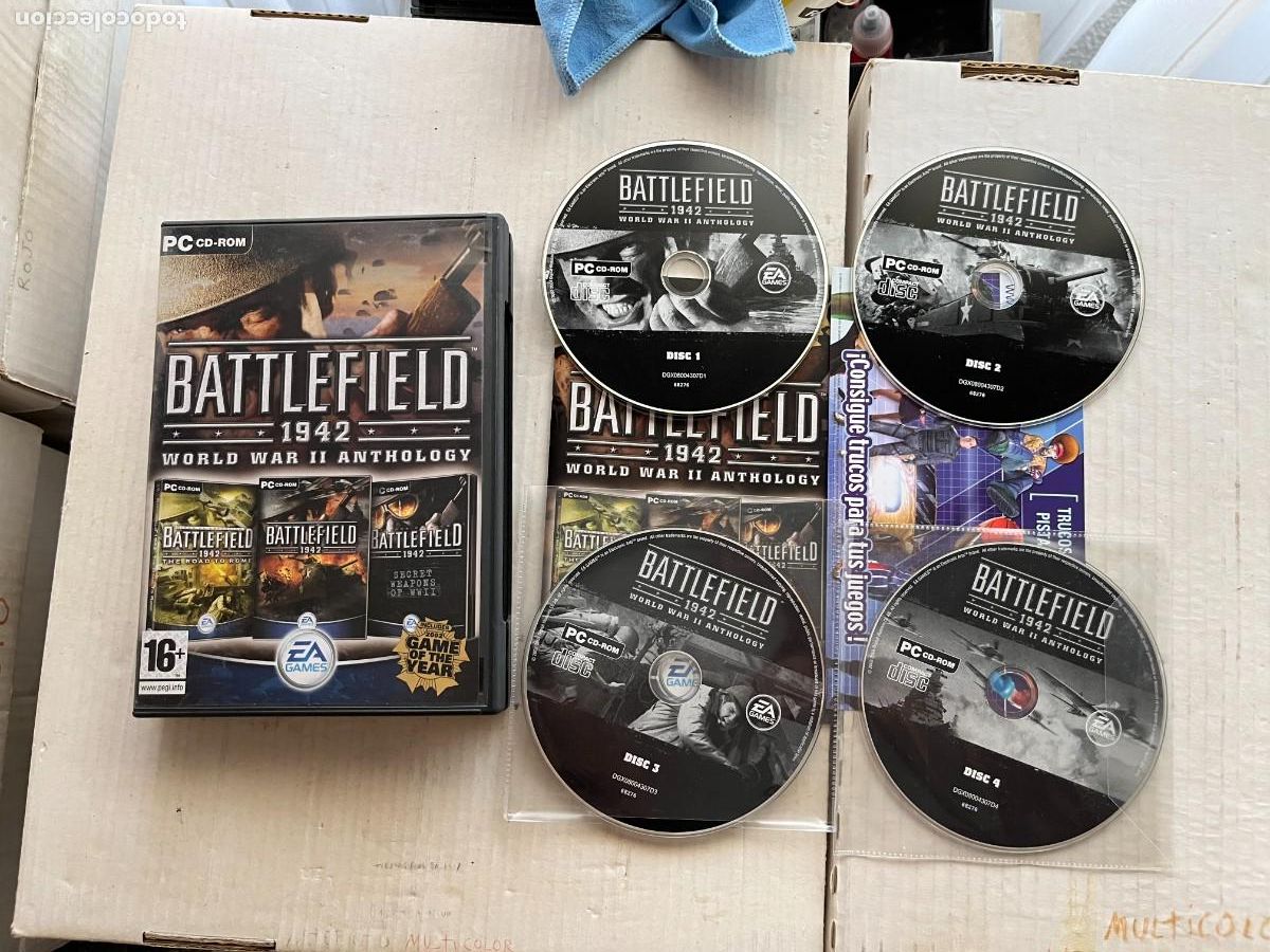 Videojuegos y consolas: BATTLEFIELD 1942 WORLD WAR II ANTHOLOGY - PC CD ROM KREATEN