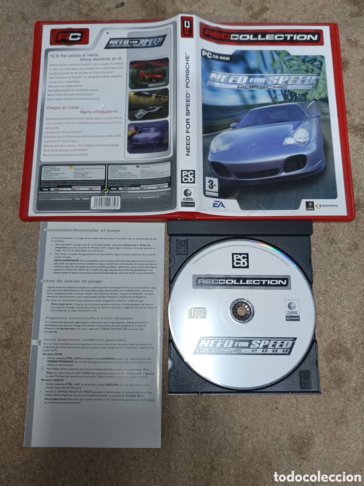 Videojuegos y consolas: PC CD NEED FOR SPEED PORSCHE 2000 PAL ESP COMPLETO