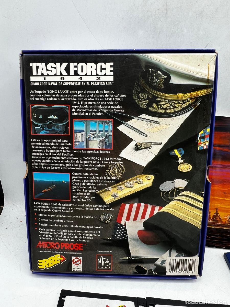 Videojuegos y consolas: TASK FORC&Eacute; 1942. SIMULADOR NAVAL DE SUPERFICIE EN EL PAC&Iacute;FICO SUR. PC. MICRO PROSE - Foto 4