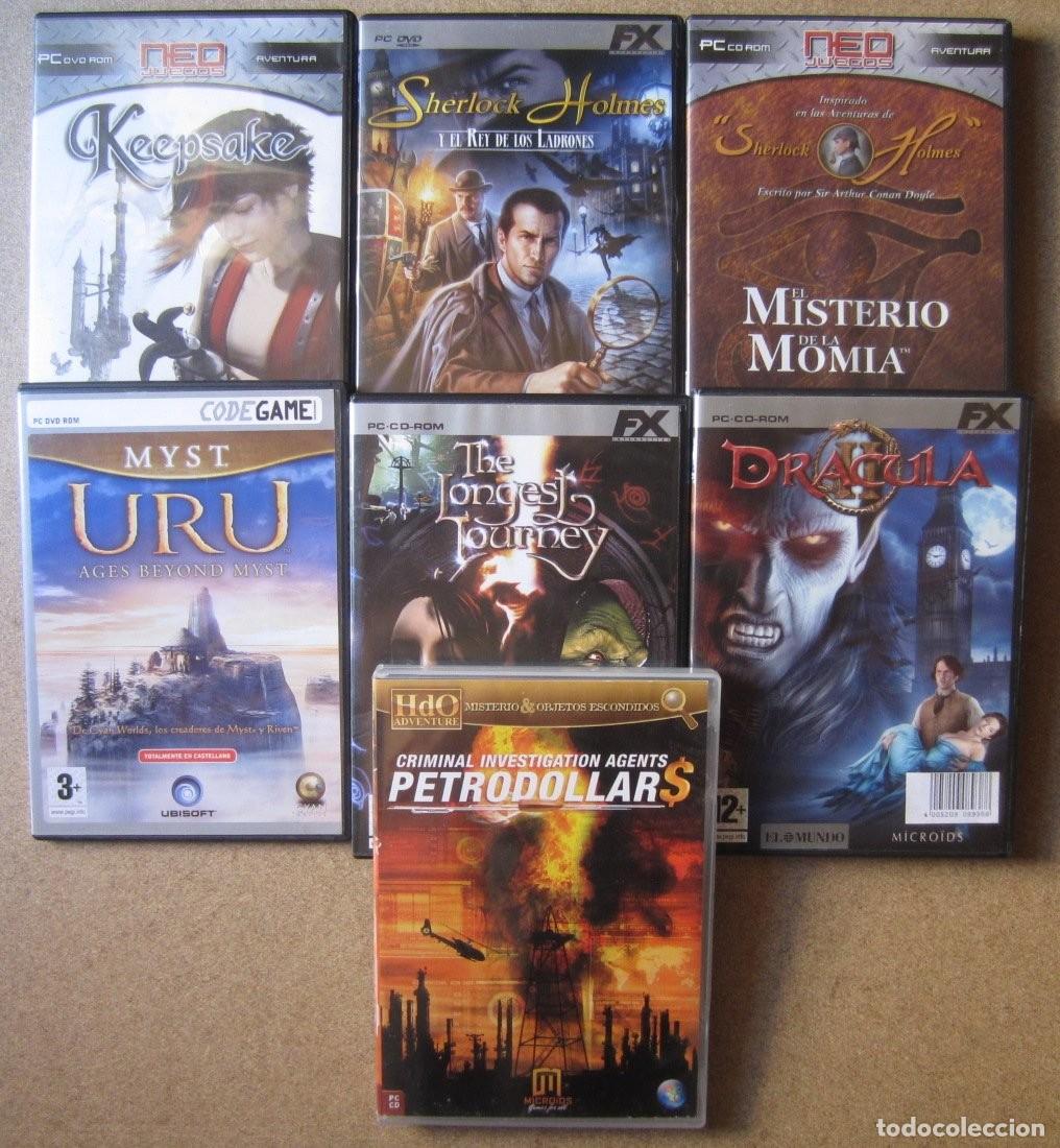 Videojuegos y consolas: Lote Juegos PC Aventura e Investigacion