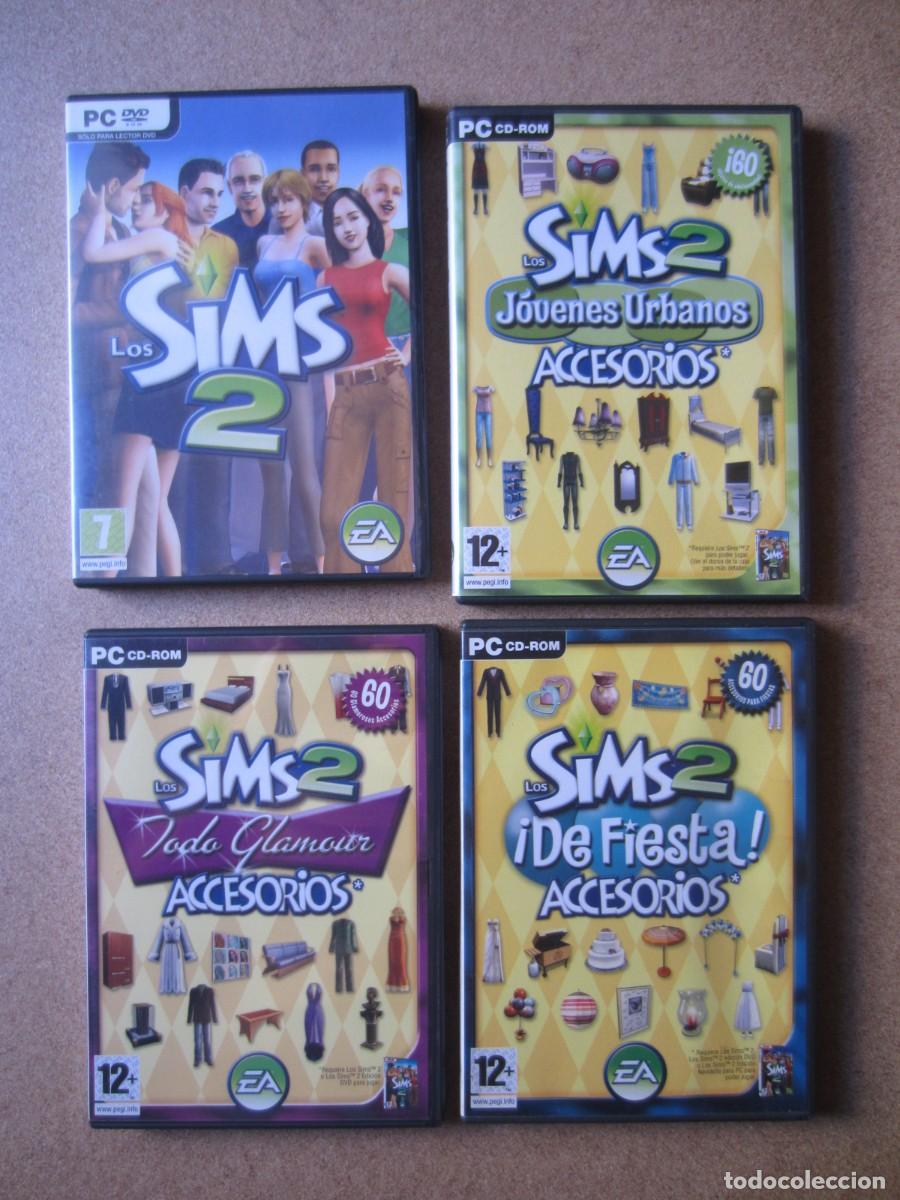 Videojuegos y consolas: Lote Juegos PC Los Sims 2