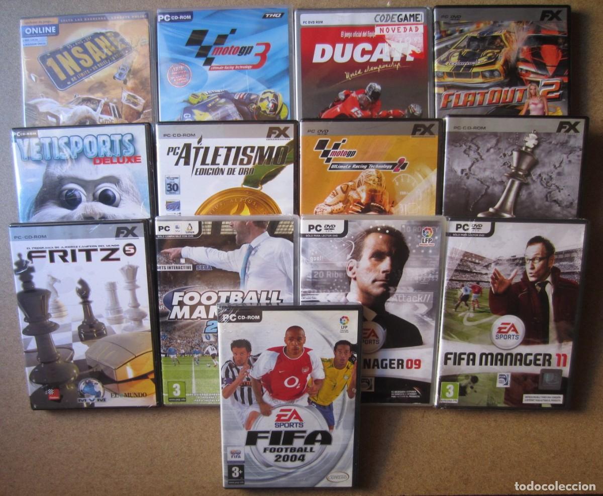 Videojuegos y consolas: Lote Juegos Deportes y Conduccion PC