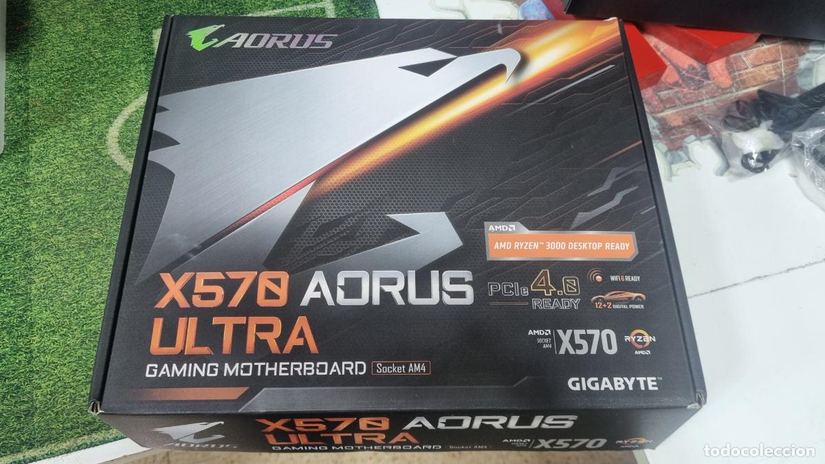 Videojuegos y consolas: Gigabyte X570 AORUS ULTRA AM4 WiFi &ndash; Placa base X570 + caja y accesorios