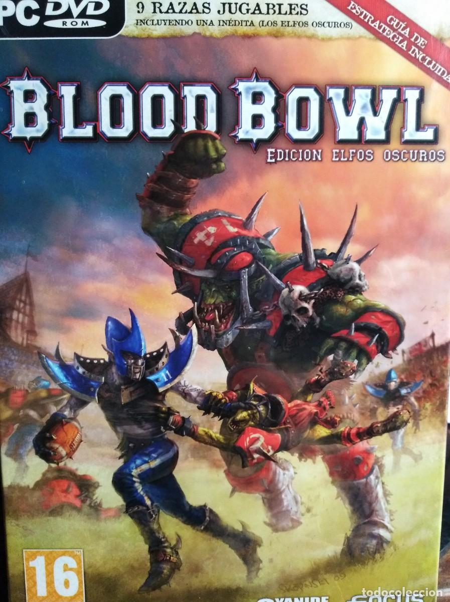 Videojuegos y consolas: BLOOD BOWL EDICI&Oacute;N ELFOS OSCUROS. JUEGO PARA PC. NUEVO, PRECINTADO.