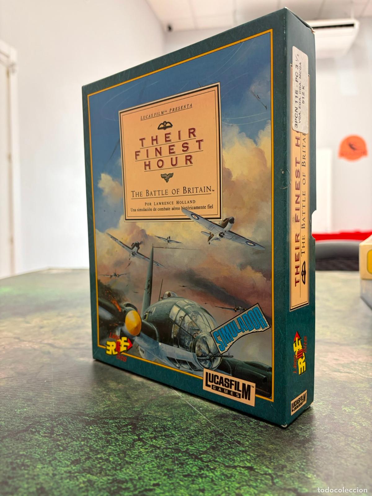 Videojuegos y consolas: Their finest hour - PC Caja carton edicion espa&ntilde;ola