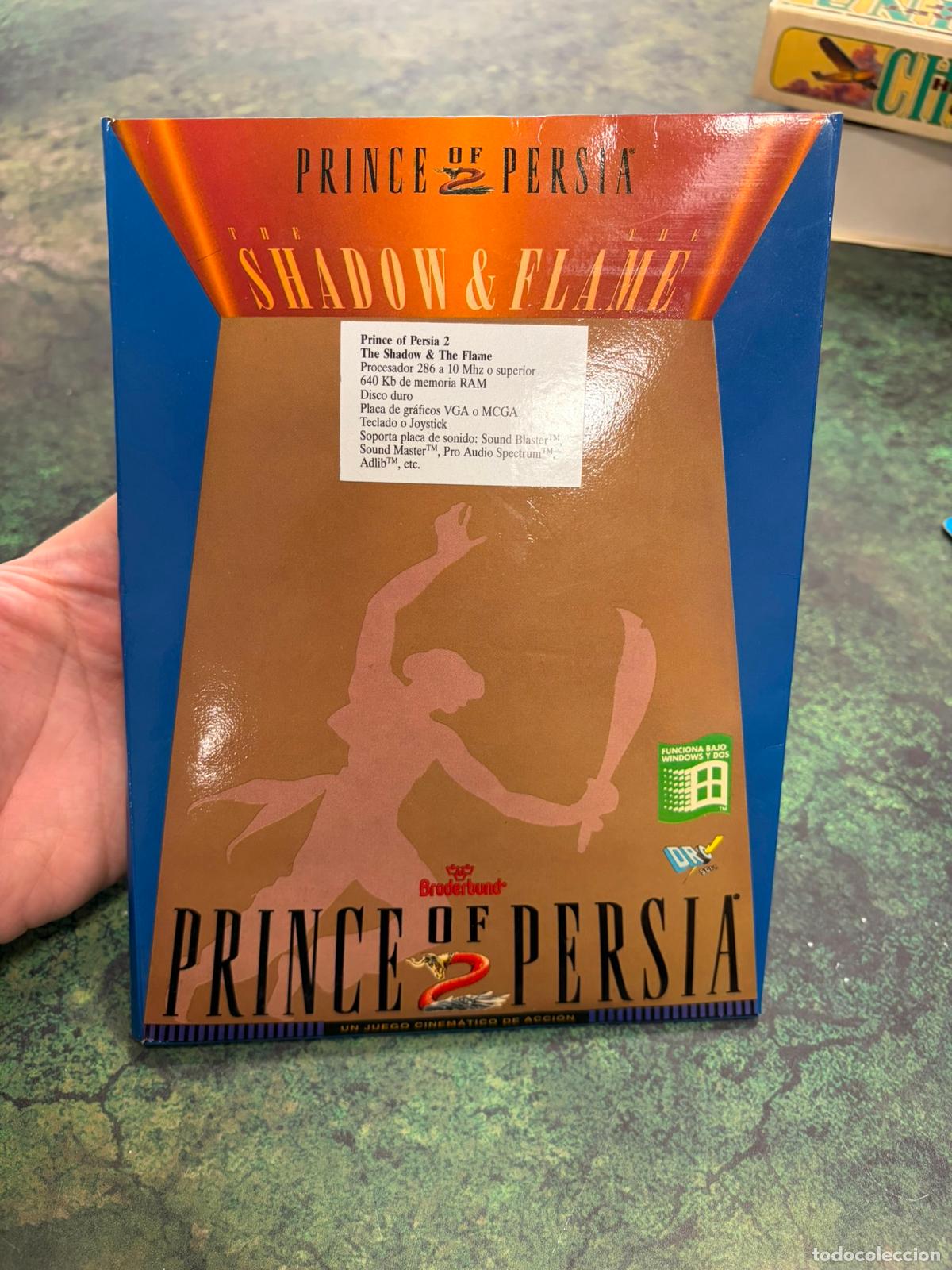 Videojuegos y consolas: Prince of persia 2 Shadow and flame & - PC Caja carton edicion espa&ntilde;ola