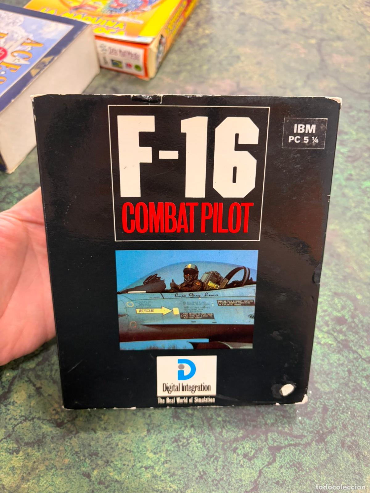 Videojuegos y consolas: F 16 Combat Pilot - Juego pc Caja carton