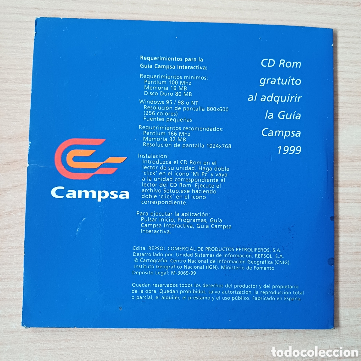 Videojuegos y consolas: GUIA CAMPSA ESPA&Ntilde;A CD-ROM INTERACTIVO 1999 - Foto 2