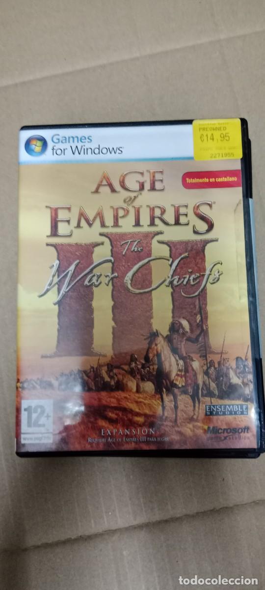 Videojuegos y consolas: AGE OF EMPIRES III (3) THE WAR CHIEFS ( EXPANSION ) - PC - CD - LIDERA UNA REVOLUCION ... G-64