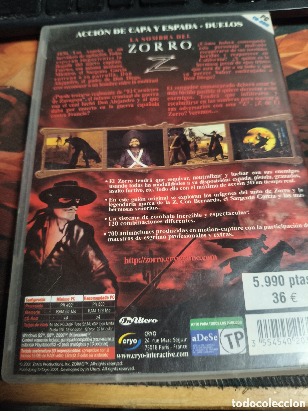 Videojuegos y consolas: La sombra del zorro Pc - Foto 2