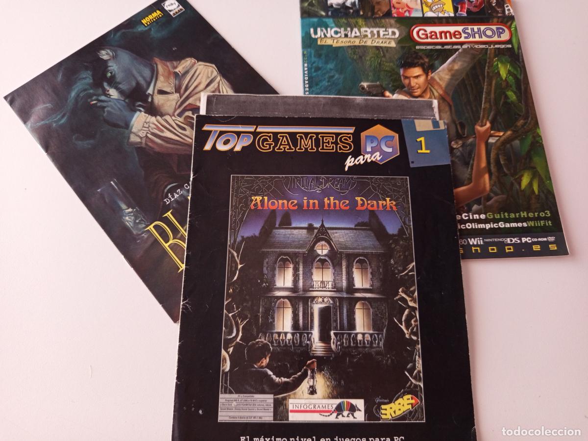 Videojuegos y consolas: GUIA ANTIGUA ALONE IN THE DARH CATALOGO GAME SHOP CON COMIC DE JUEGO LACKSAD