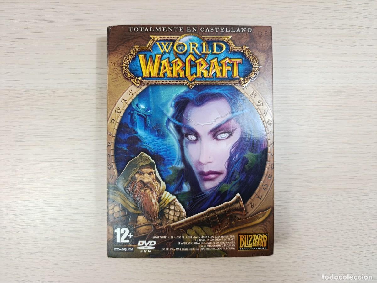 Videojuegos y consolas: World of Warcraft Vanilla Caja Original 2004 CDs Manual Cat&aacute;logo Clave Blizzard Coleccionismo
