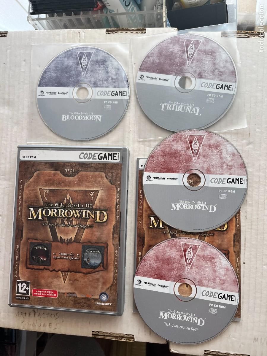 Videojuegos y consolas: MORROWIND TRIBUNAL BLOODMOON - PC CD KREATEN