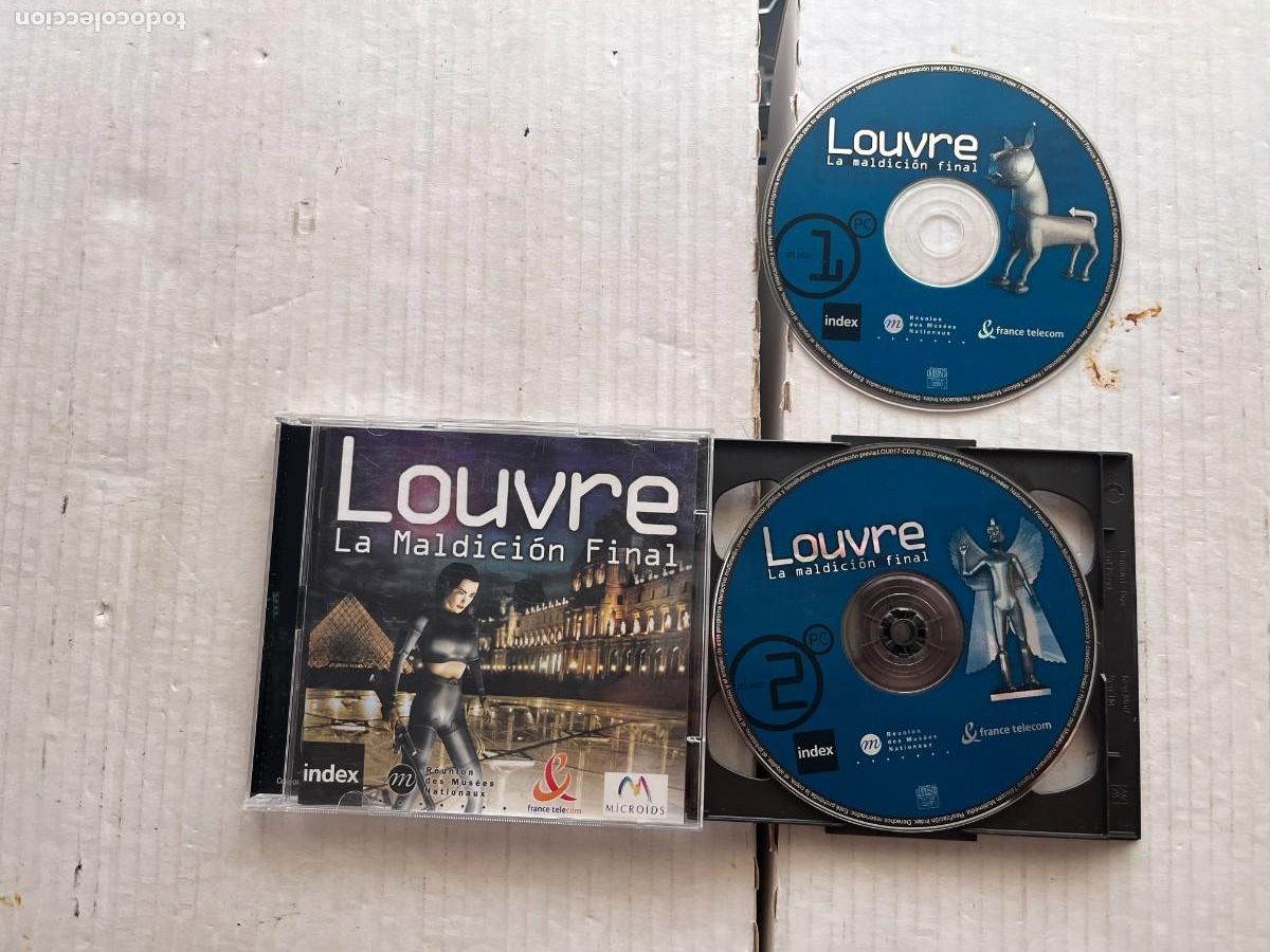 Videojuegos y consolas: LOUVRE LA MALDICION FINAL - PC CD KREATEN