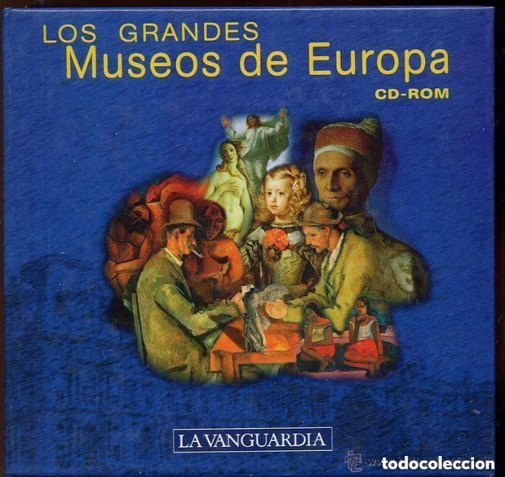 Videojuegos y consolas: 14 CDROMs coleccion LOS GRANDES MUSEOS DE EUROPA de LA VANGUARDIA -VER FOTOS