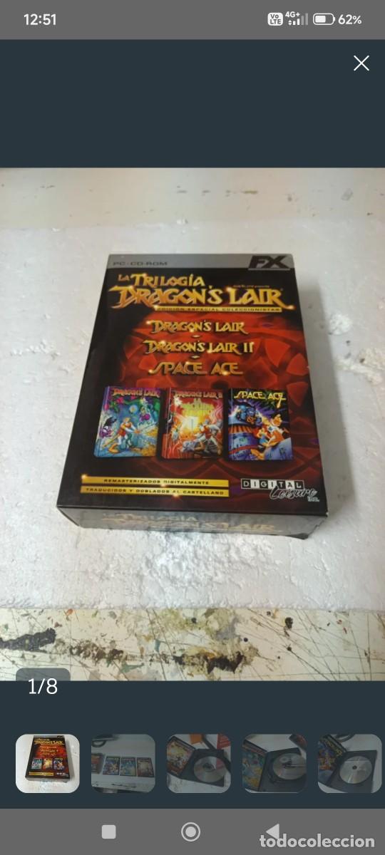 Videojuegos y consolas: juegos antiguos para pc dragons lair trilog&iacute;a