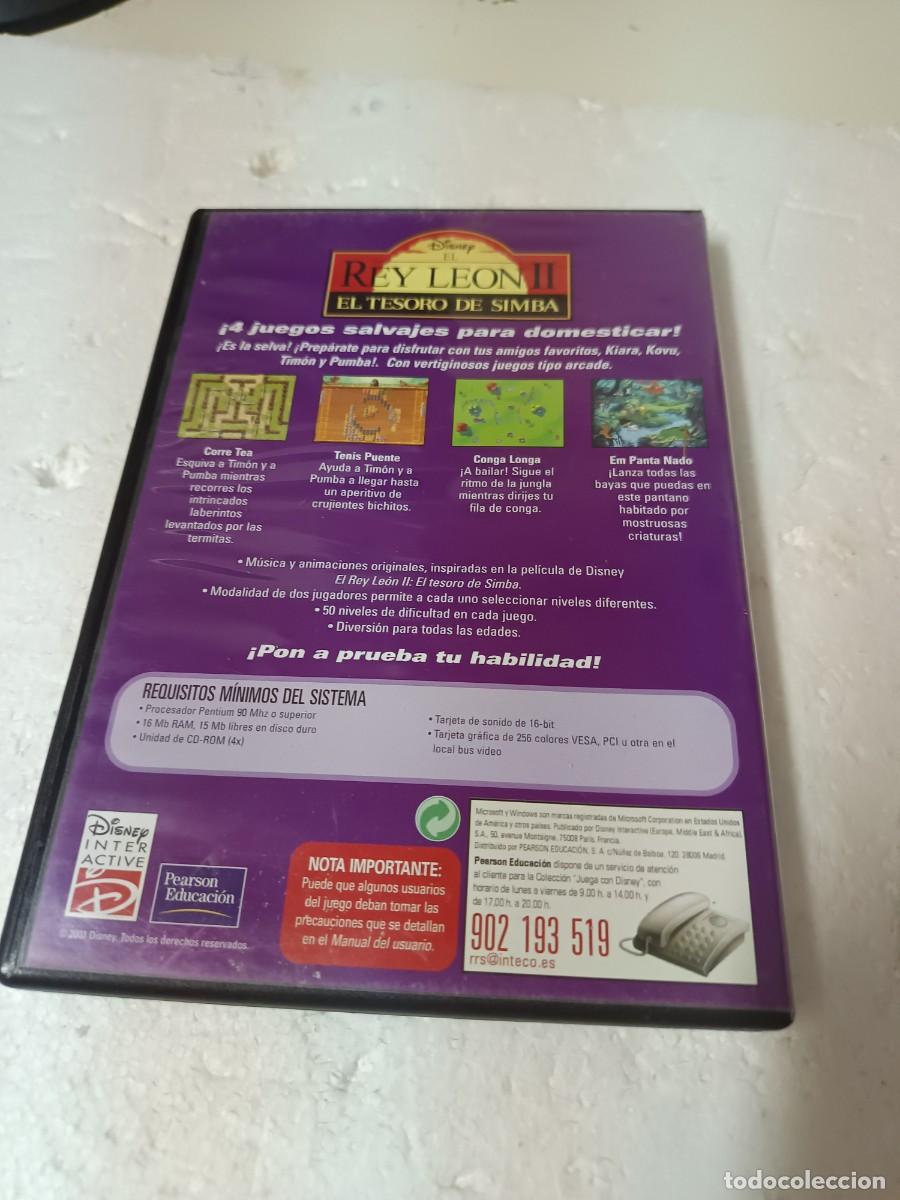 Videojuegos y consolas: juegos antiguos para pc el rey le&oacute;n 2 - Foto 2