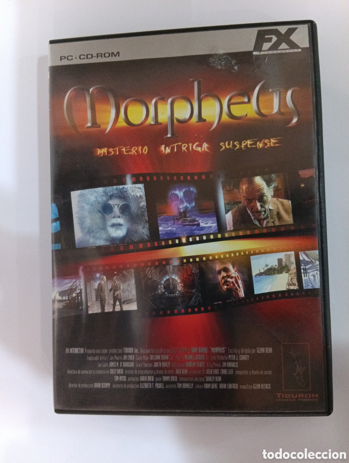 Videojuegos y consolas: Juego PC CD-Rom Morpheus (Tibur&oacute;n Inc, 2001). Con diario del explorador y 3 discos. FX Interactive