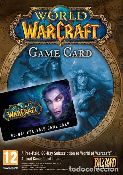 Videojuegos y consolas: World of Warcraft - Tarjeta de prepago (60 d&iacute;as)- 3348542196926