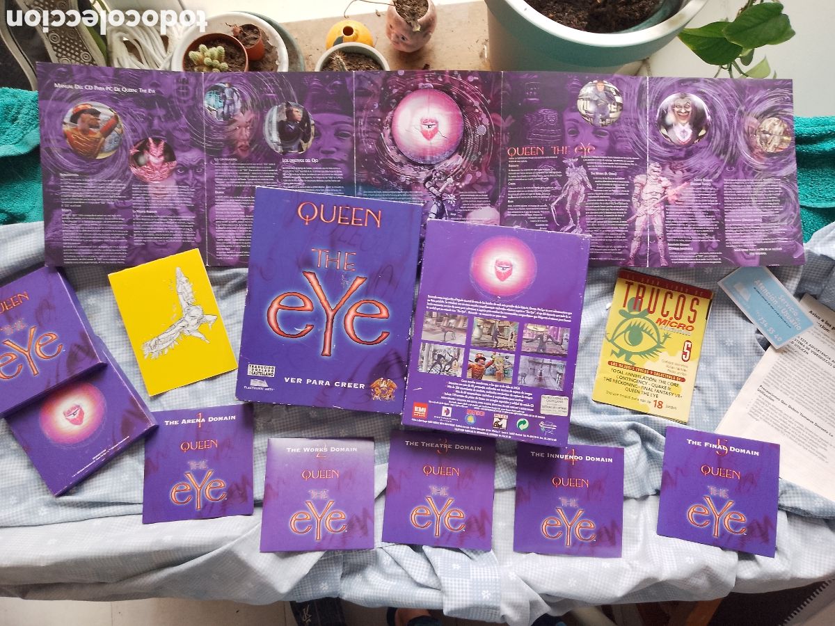 Videojuegos y consolas: QUEEN - THE EYE (Juego para pc) . castellano . ELECTRONIC ARTS 1988