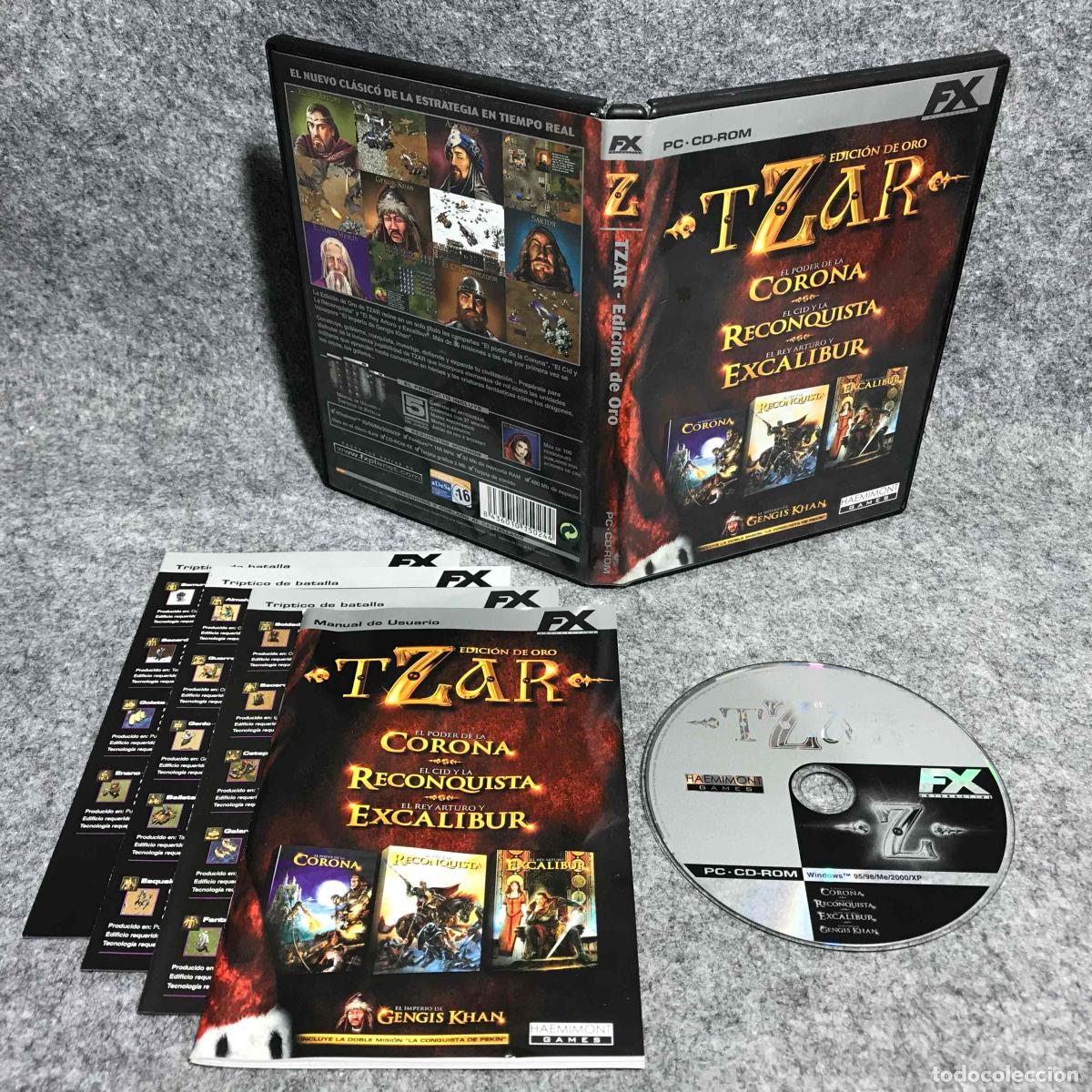 Videojuegos y consolas: TZAR EDICION DE ORO PC