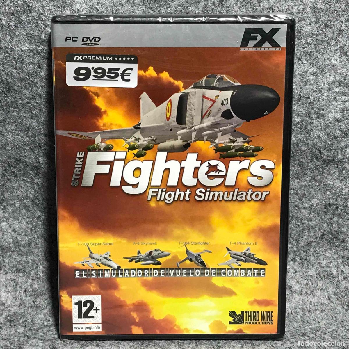 Videojuegos y consolas: STRIKE FIGHTERS FLIGHT SIMULATOR NUEVO PRECINTADO PC