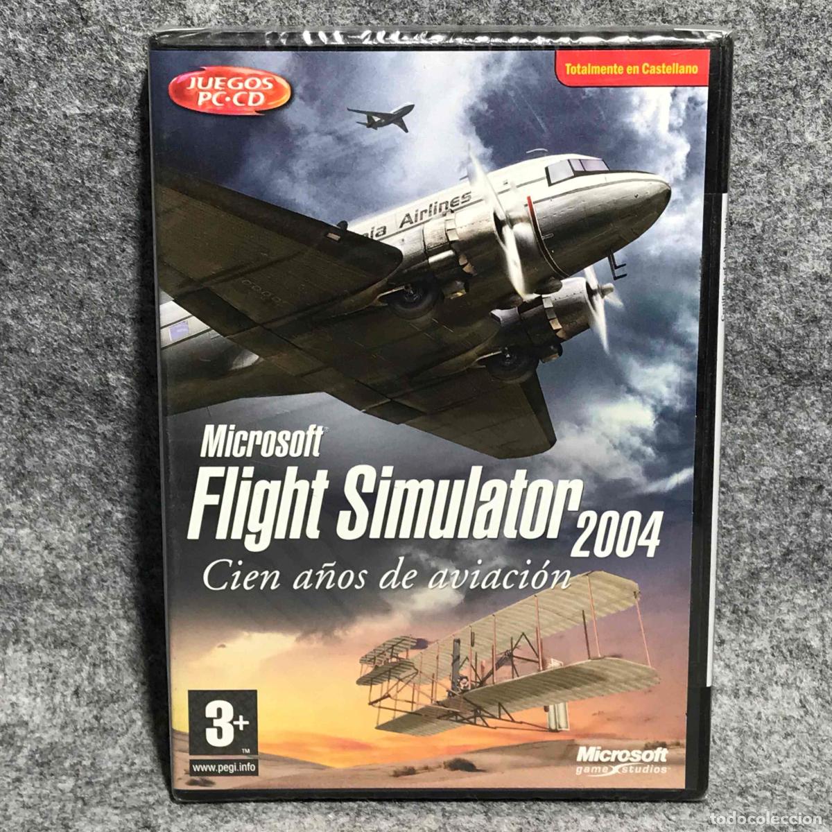 Videojuegos y consolas: MICROSOFT FLIGHT SIMULATOR 2004 CIEN A&Ntilde;OS DE AVIACION NUEVO PRECINTADO PC
