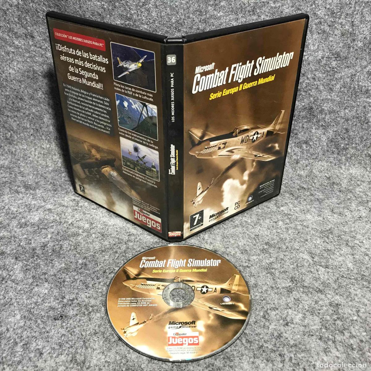 Videojuegos y consolas: MICROSOFT COMBAT FLIGHT SIMULATOR SERIE EUROPA II GUERRA MUNDIAL PC