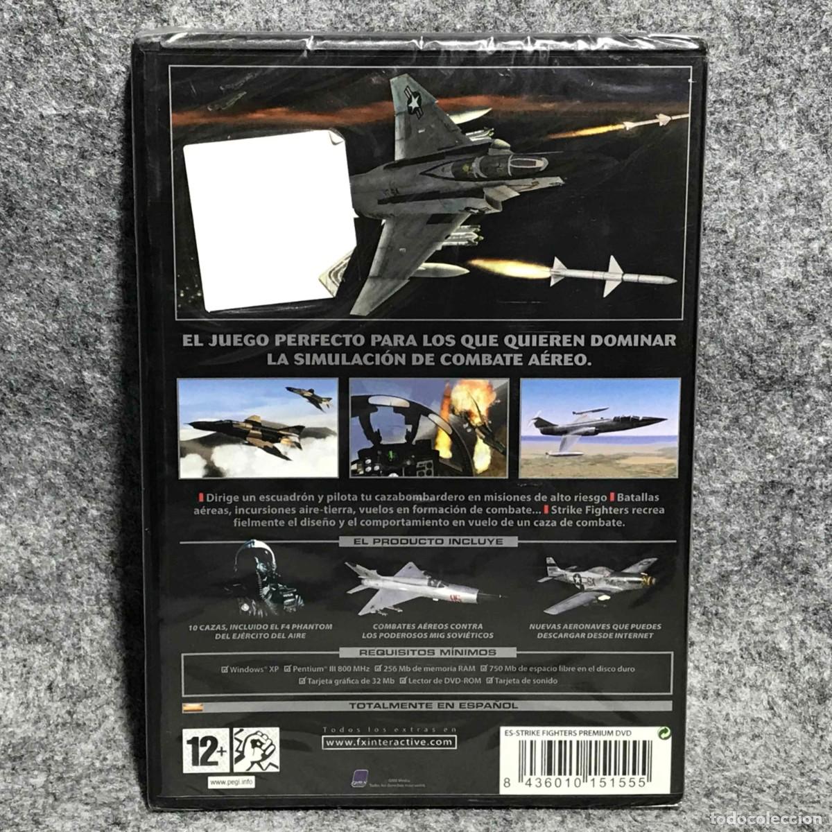 Videojuegos y consolas: STRIKE FIGHTERS FLIGHT SIMULATOR NUEVO PRECINTADO PC - Foto 2