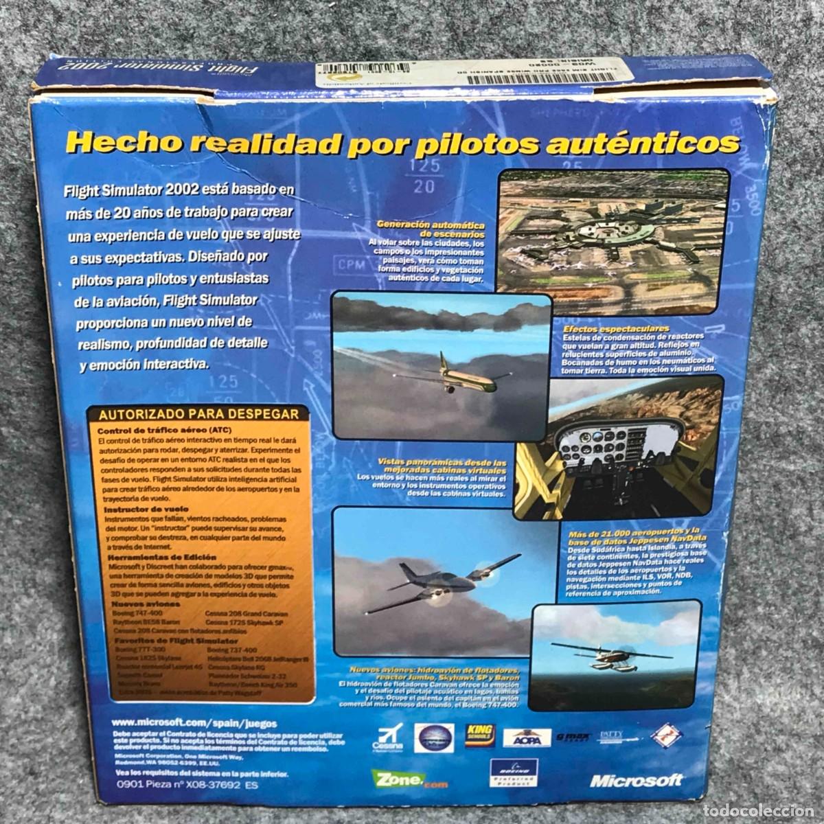 Videojuegos y consolas: MICROSOFT FLIGHT SIMULATOR 2002 PROFESSIONAL EDITION PC - Foto 3