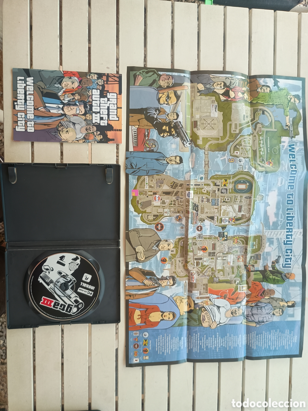 Videojuegos y consolas: GTA III, PC, mapa original. - Foto 3
