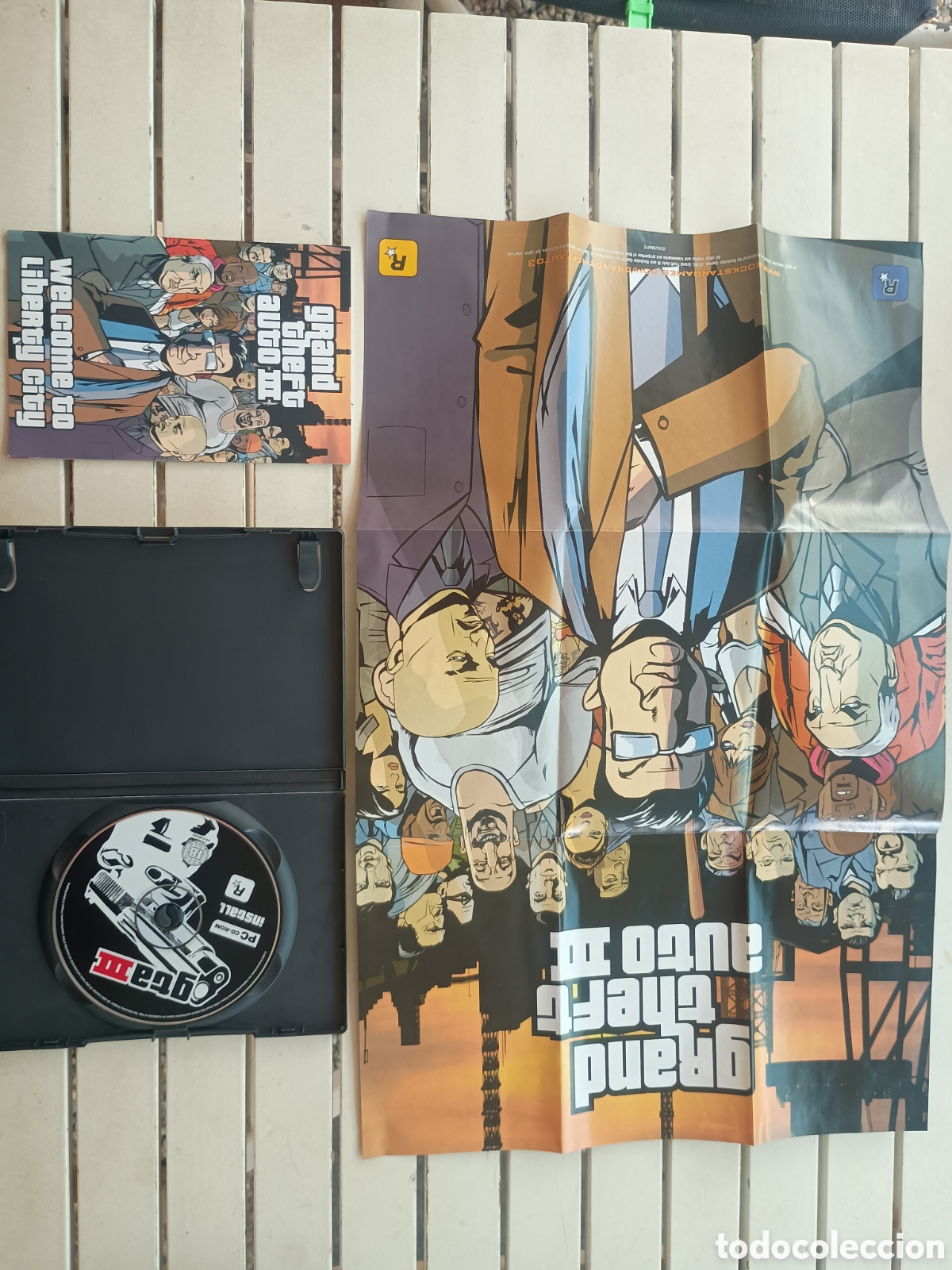 Videojuegos y consolas: GTA III, PC, mapa original. - Foto 4